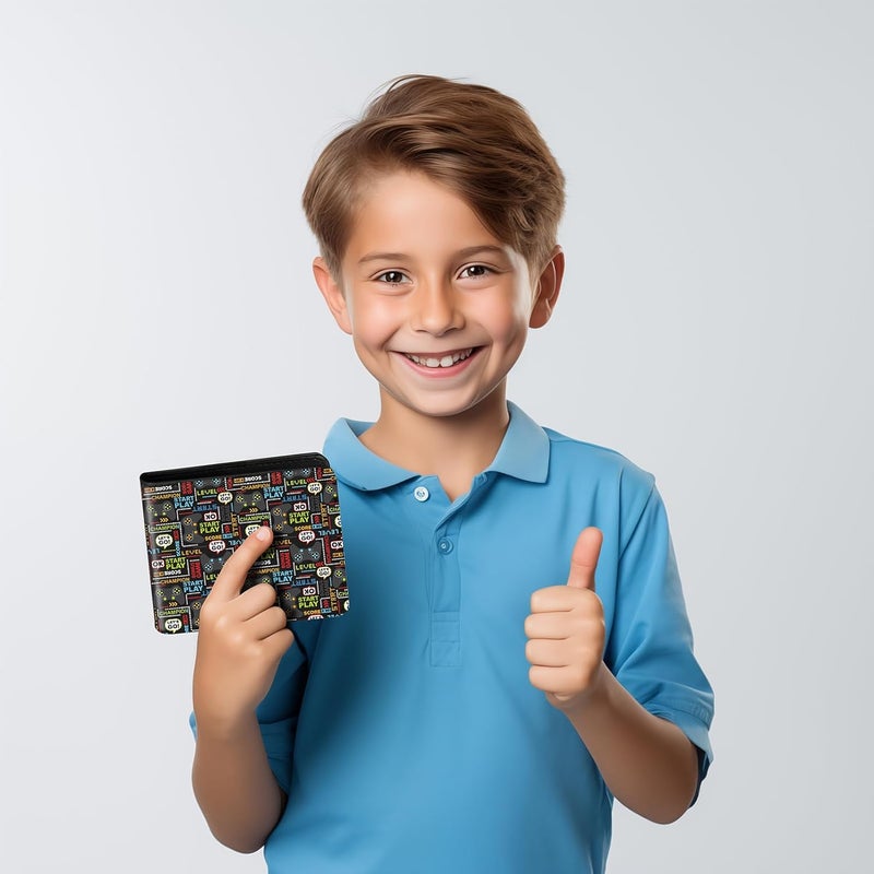 Roacap Teen Boys Wallet, Cool Wallets for Kids Son 9-12/8-10/8-12 with Card, Funny Leather Bifold Rfid Blocking Purse Coin Pocket Id Window for Men Boy Male Youth Guys - Image 5